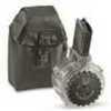 RWB Mag Drum AR15 50Rd Clear Cover With Pouch Md: AR1550